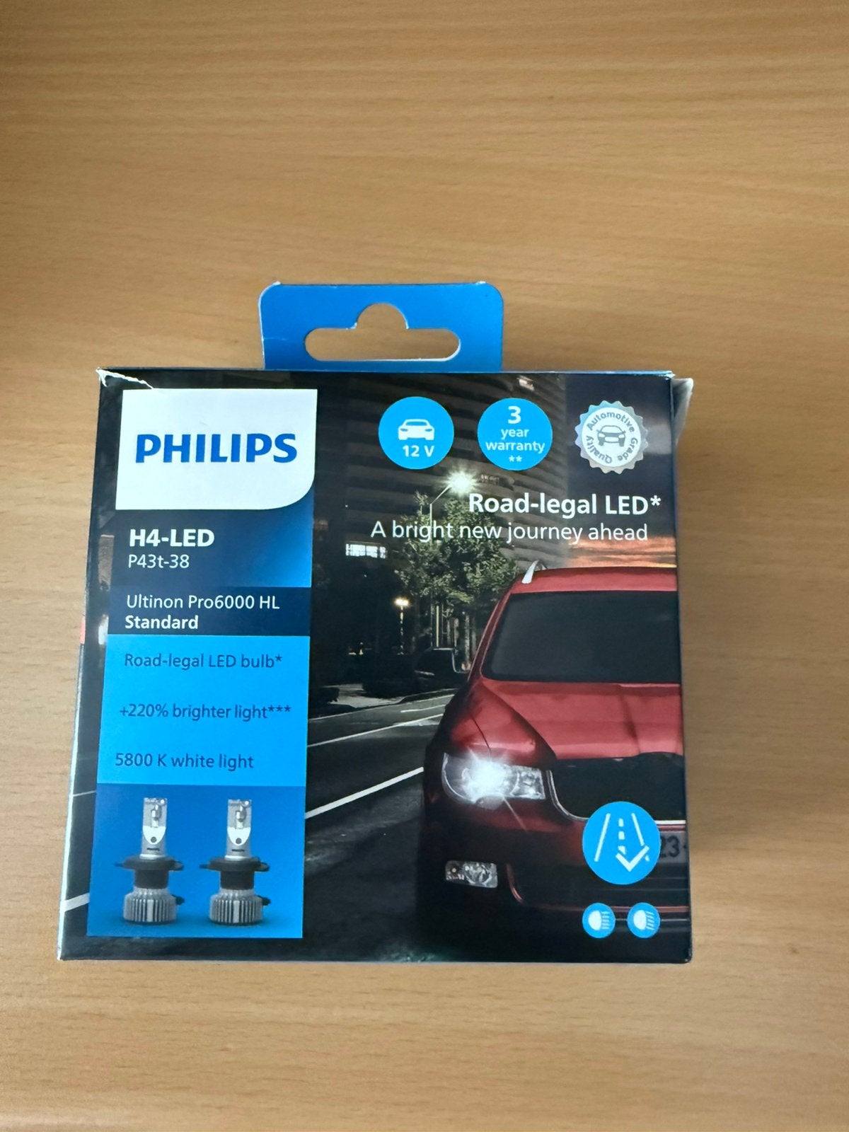Philips Ultinon Pro6000 H4 - NIEUW, Auto-onderdelen, Verlichting, Ophalen of Verzenden, Nieuw, Peugeot