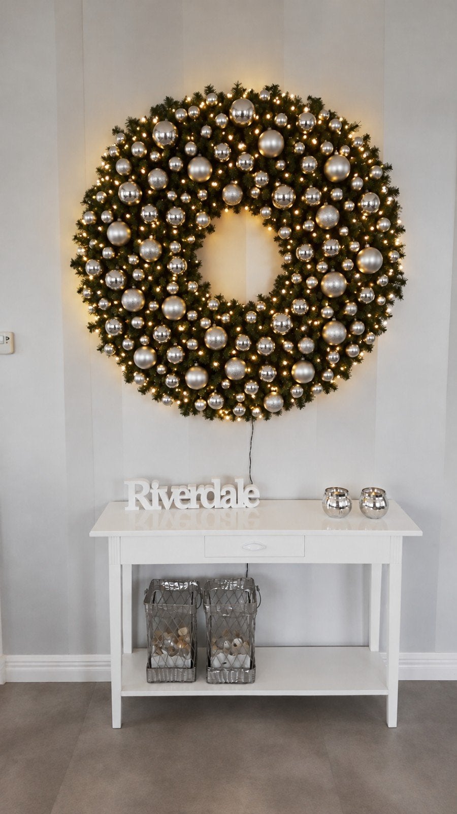kerstkrans, Ophalen, Gebruikt