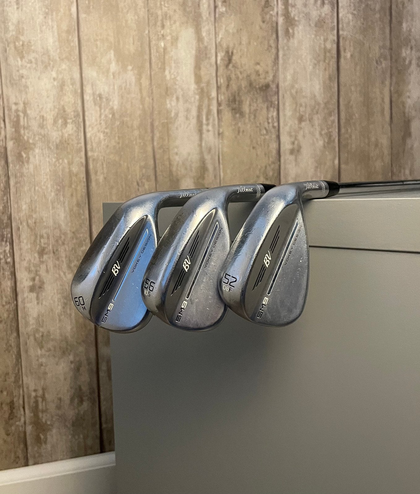 Titleist Vokey SM9 wedges 52-56-60 | Dynamic Gold Stiff, Ophalen of Verzenden, Gebruikt, Club, Overige merken