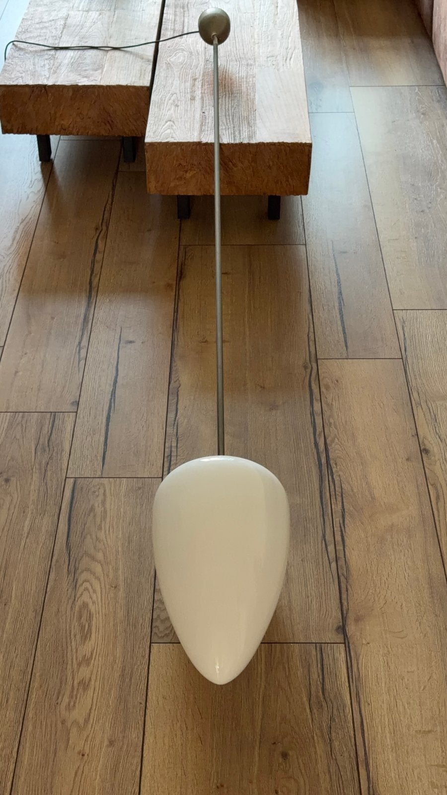 Art deco hanglamp pendellamp Gispen Giso menhir XXL, Ophalen, Gebruikt, Gispen, Giso, jaren '30, art deco, E27 (groot)