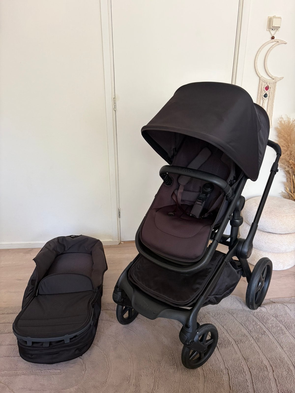 Bugaboo Fox 5 Noir Limited Edition Black Moonlight, Ophalen, Bugaboo, Zo goed als nieuw, Combiwagen