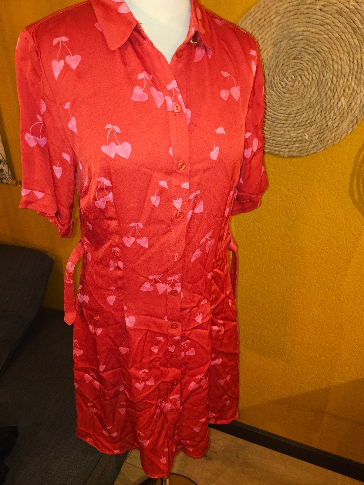Fabienne chapot jurkje maat S, Kleding | Dames, Jurken, Ophalen of Verzenden, Zo goed als nieuw, Maat 38/40 (M), Boven de knie