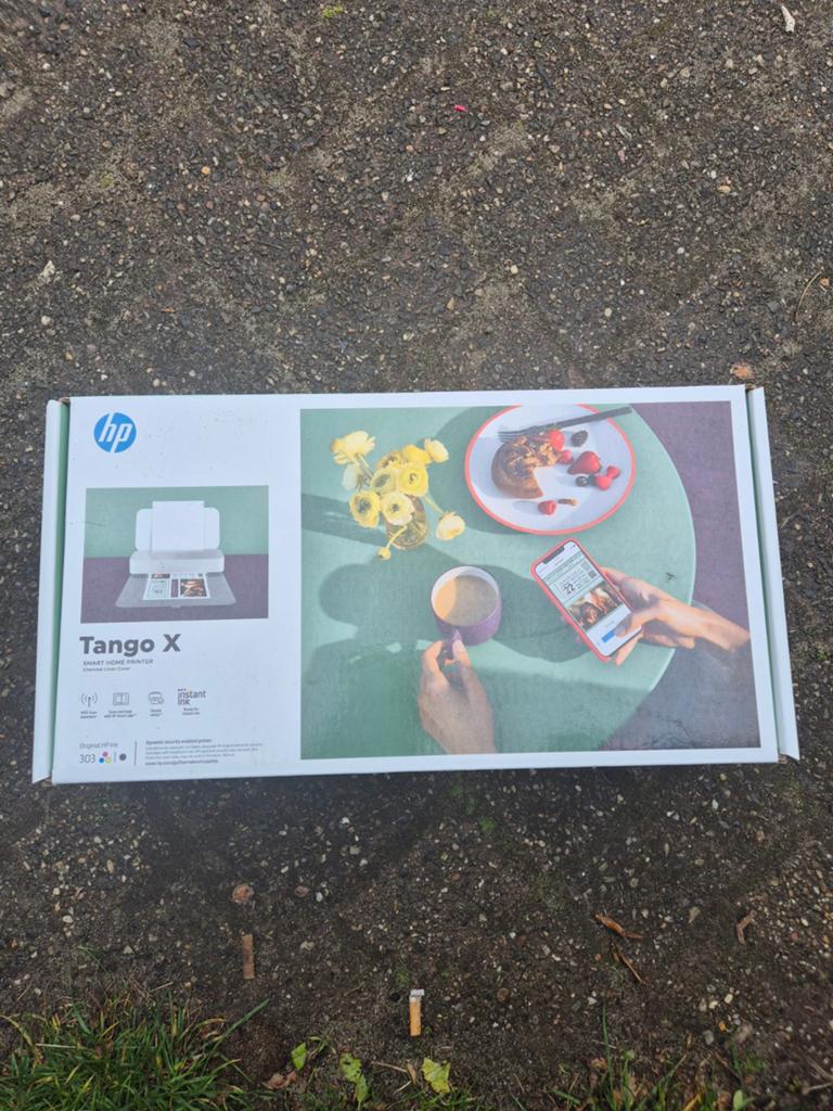 HP Tango X Smart Home Printer met Charcoal Linnen Cover, Kleur printen, Inkjetprinter, All-in-one, Ophalen of Verzenden