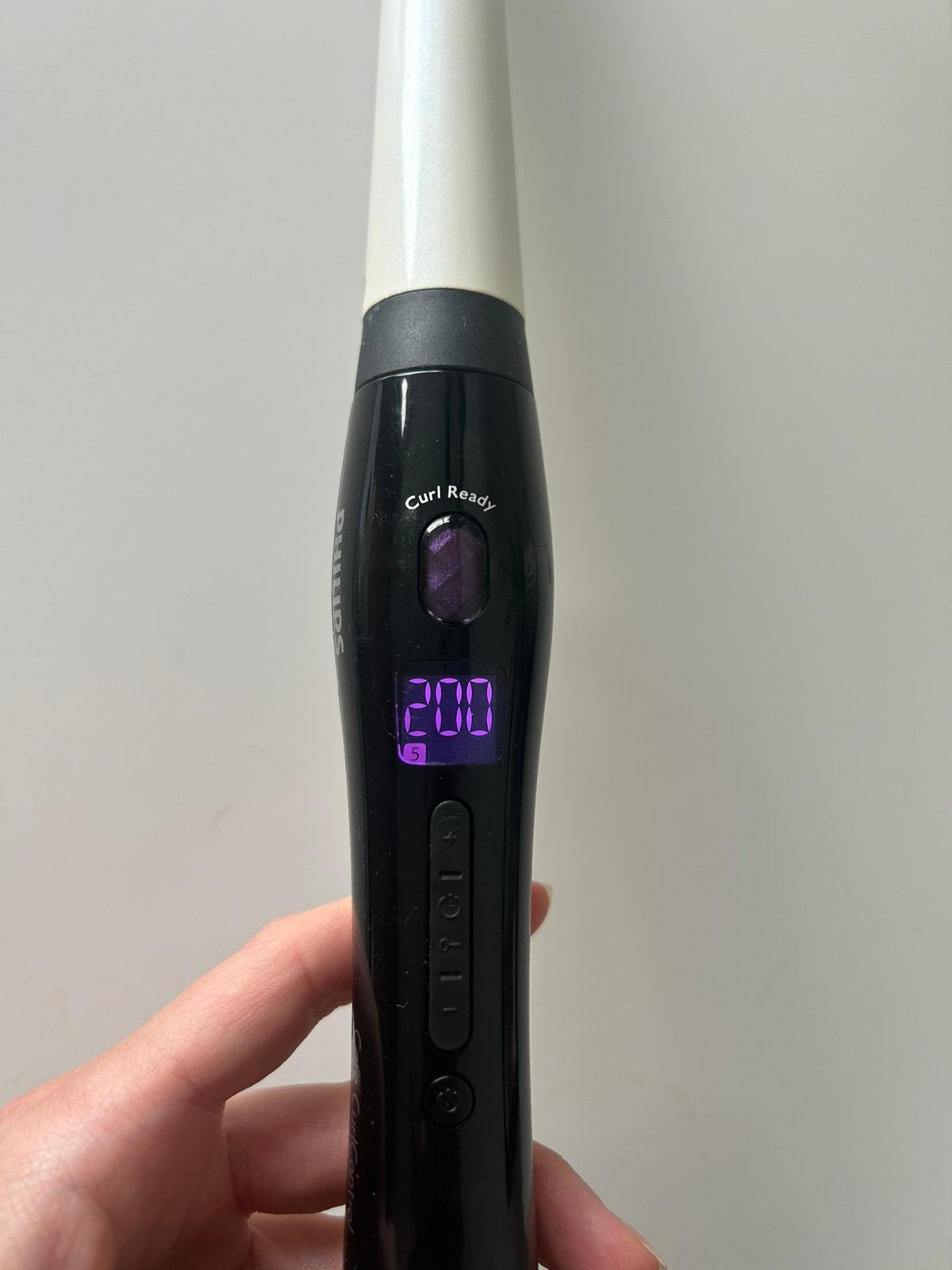 Philips keramische krultang Care Curl Control, Ophalen of Verzenden, Zo goed als nieuw, Krultang of Stijltang