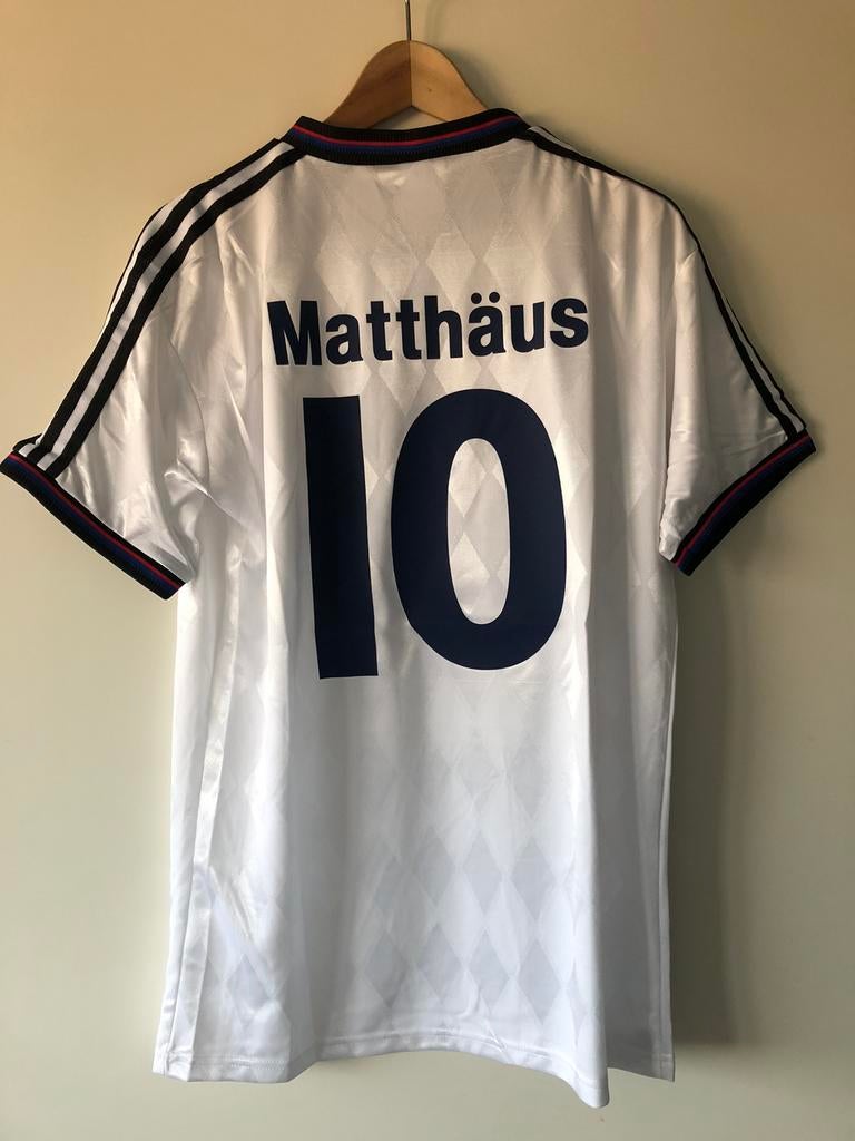 Matthaus FC Bayern München Retro voetbalshirt maat L, Ophalen of Verzenden, Zo goed als nieuw, Shirt