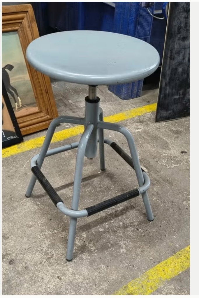 atelierkruk draaikrukje in hoogteverstelbare kruk, Huis en Inrichting, Ophalen, Overige materialen, Gebruikt, .