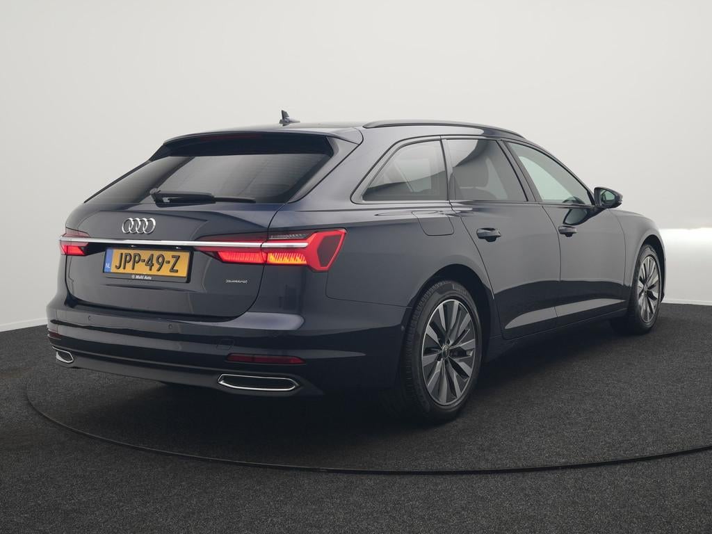 Audi A6 Avant 50 TFSI e Quattro Advanced edition PHEV 300pk, Automaat, 77 km/l, Gebruikt, Zwart