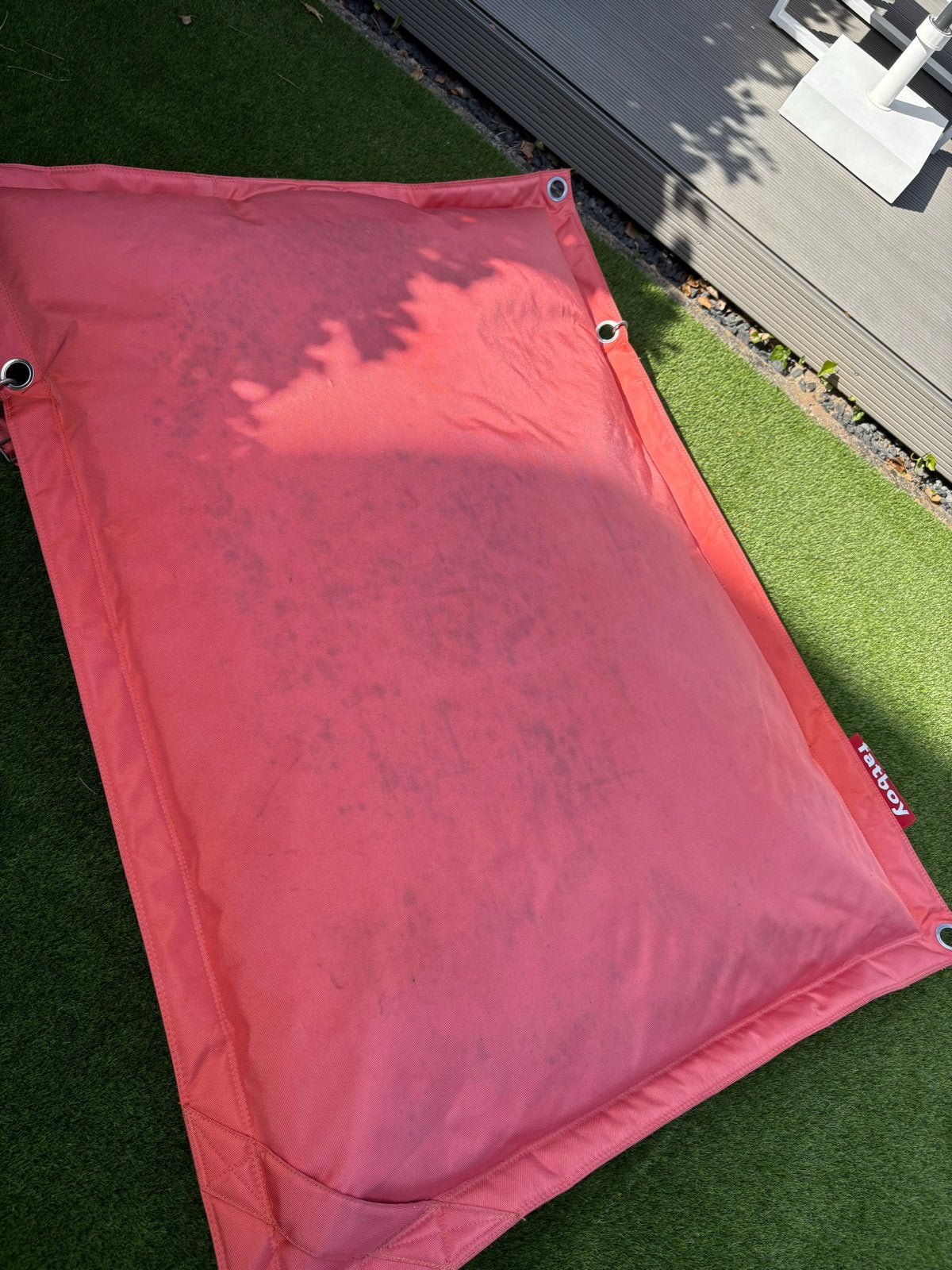 Outdoor Fatboy Zitzak - Oranje/Coral - Gebruikt, Ophalen, Gebruikt, Oranje, Zitzak