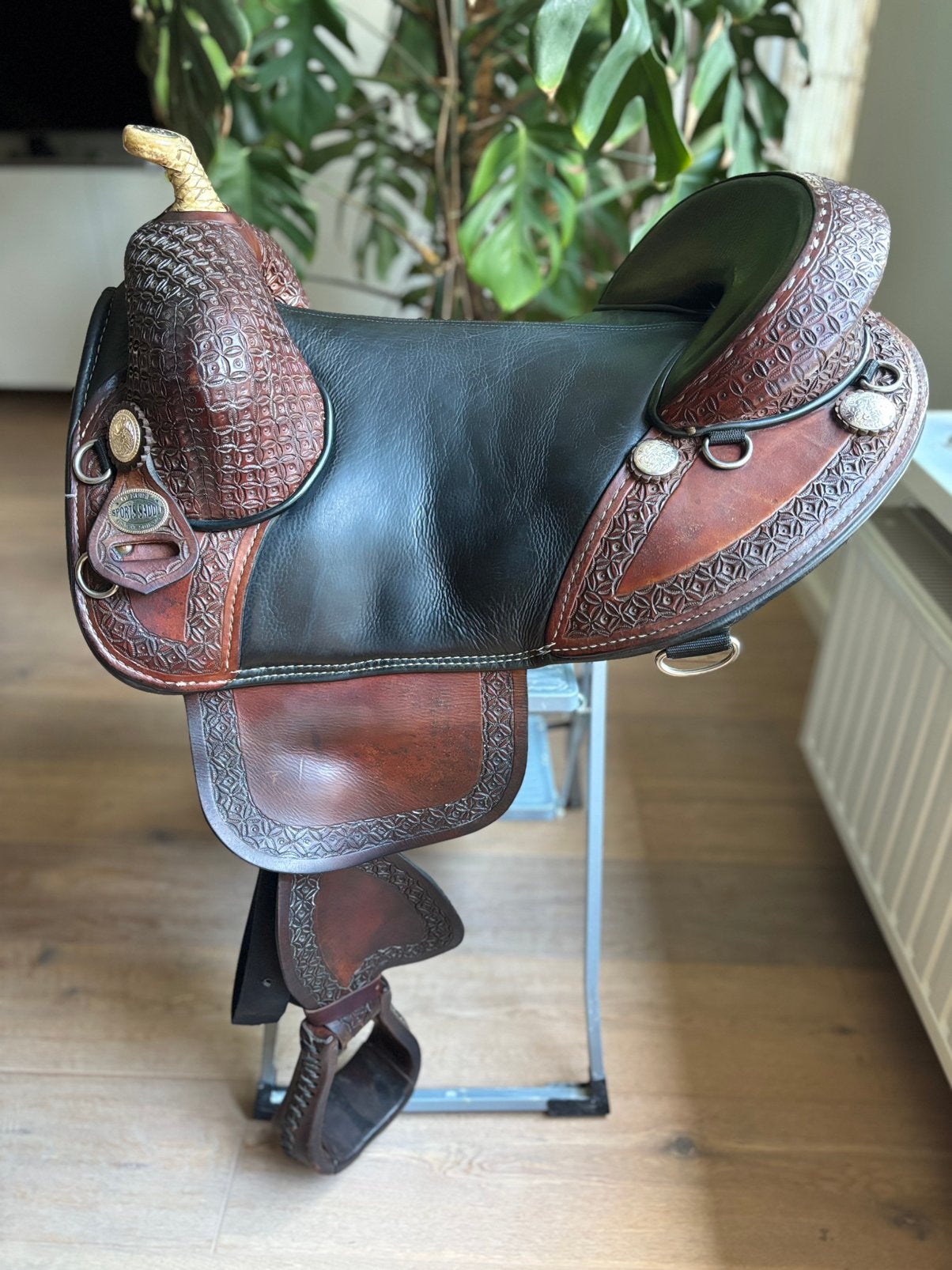 Bob Marshall boomloos westernzadel 16 inch, Gebruikt, Overige merken, Ophalen of Verzenden, Overige disciplines
