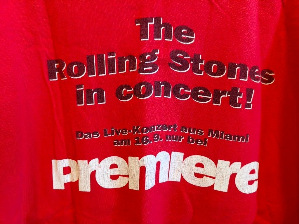 Rollings Stones Promo t-shirt Miami, Voodoo Lounge tour 1994, Kleding | Heren, T-shirts, Zwart, Maat 56/58 (XL), Ophalen of Verzenden