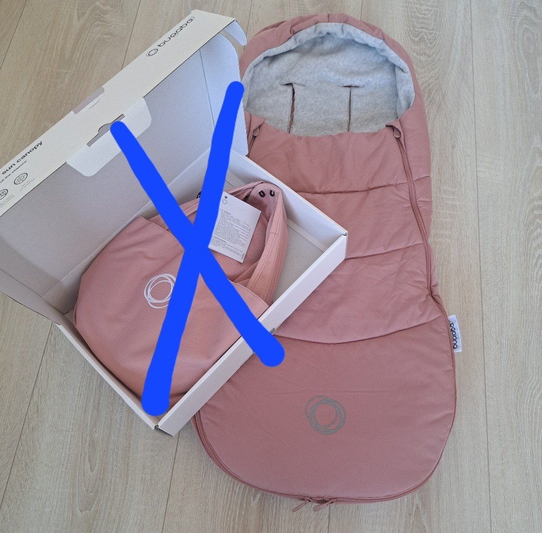 Bugaboo voetenzak - Morning pink, Kinderen en Baby's, Ophalen of Verzenden, Zo goed als nieuw, Voetenzak