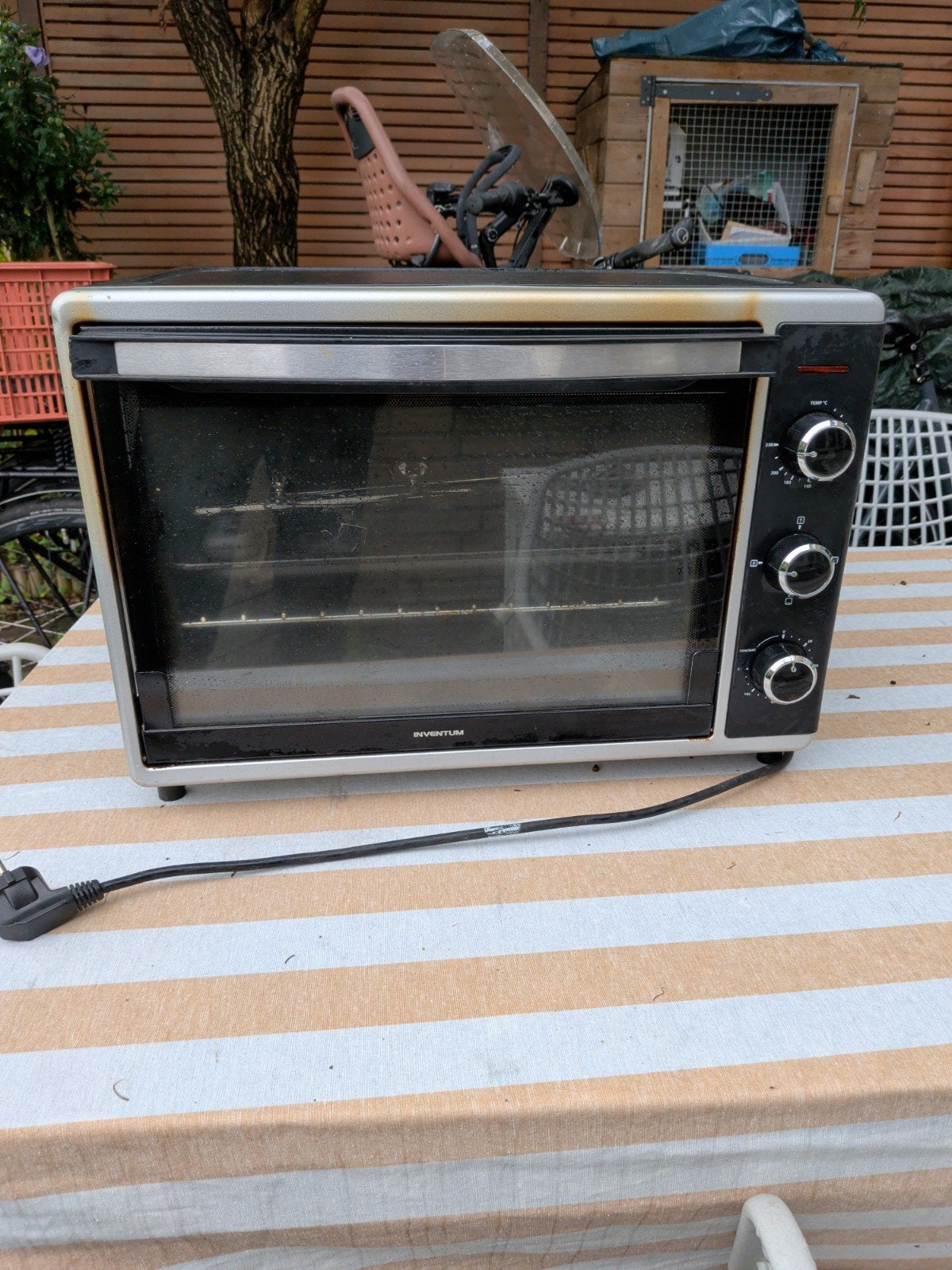 Inventum elektrische oven OV425CS - Compact en veelzijdig, Witgoed en Apparatuur, Ophalen, Minder dan 45 cm, Gebruikt, Minder dan 45 cm