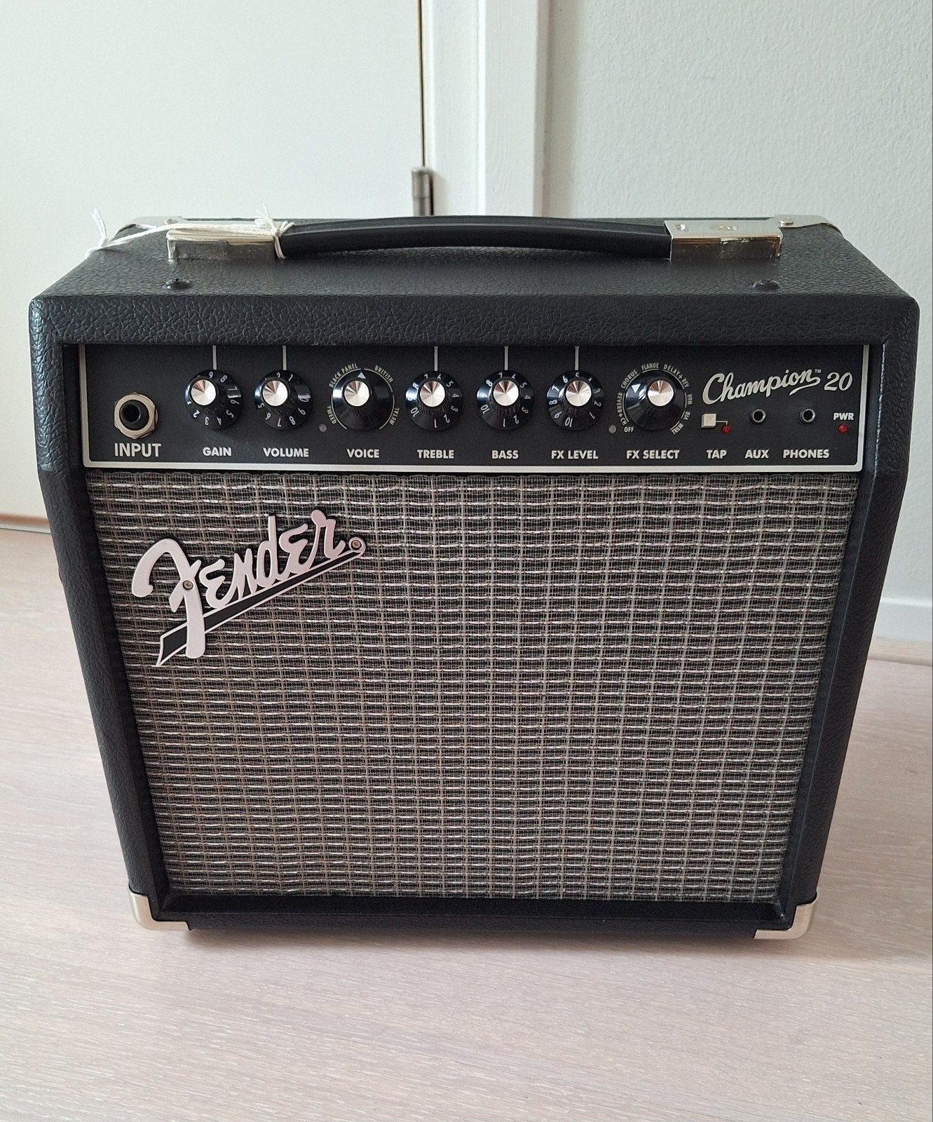 Fender Champion 20 incl kabels, Muziek en Instrumenten, Versterkers | Bas en Gitaar, Ophalen, Zo goed als nieuw, Minder dan 50 watt