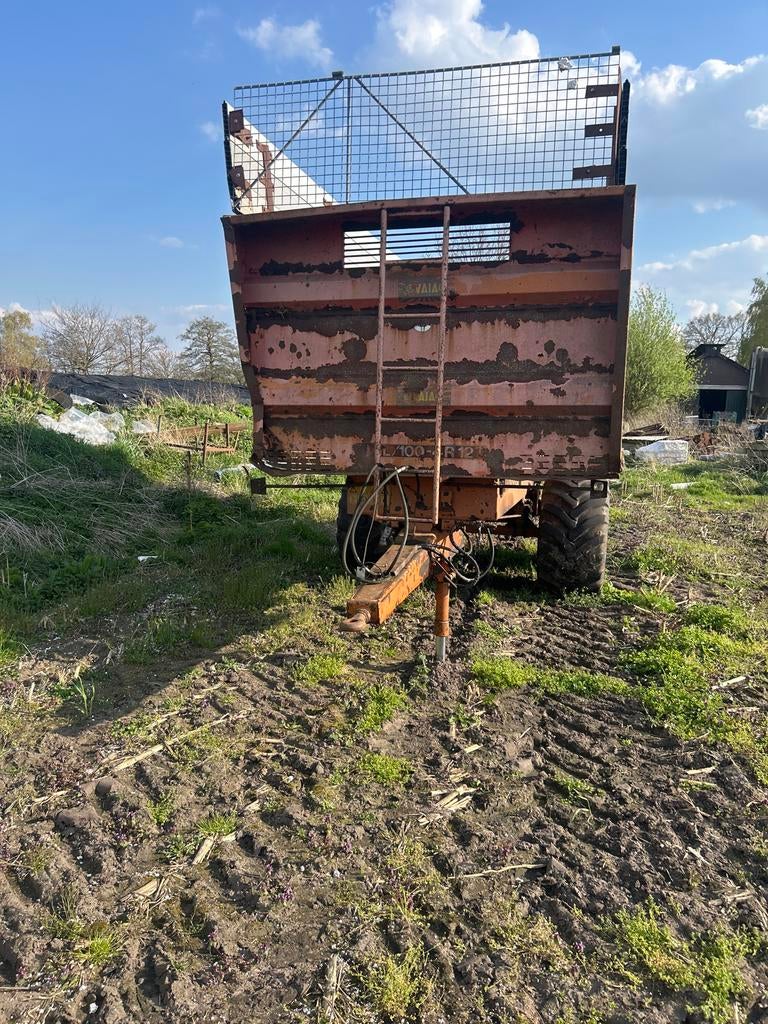 Vaia kieper NL/100-4R12T met hydraulische steunpoot, Ophalen, Akkerbouw, Transport