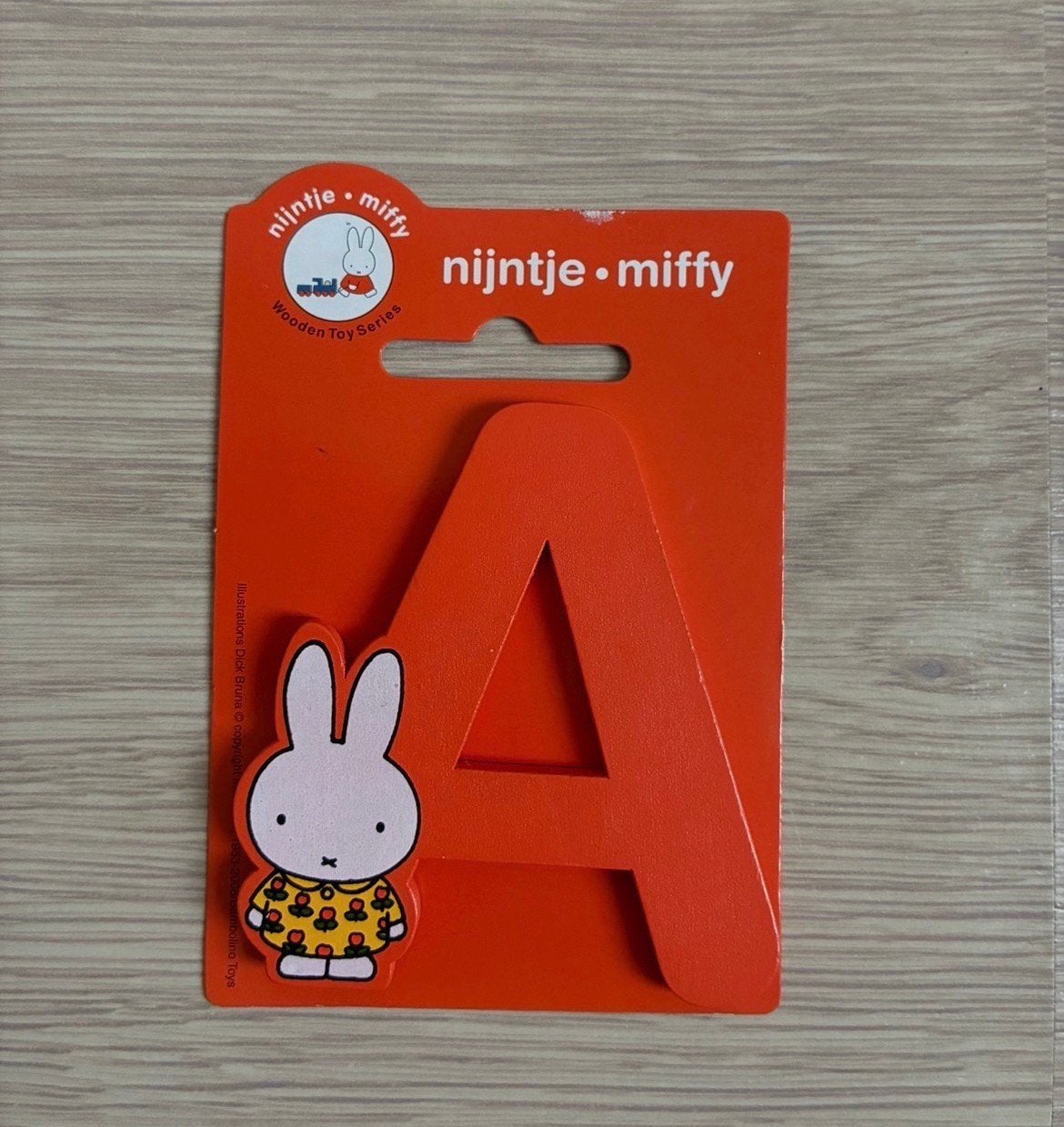 Houten letter A, Nijntje, Ophalen, Nieuw, Wanddecoratie