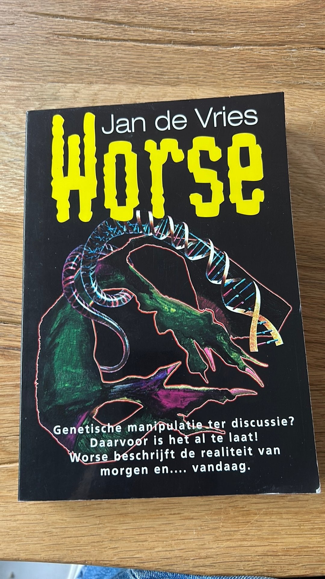 Worse - Jan de Vries (biotechnologische thriller), Ophalen of Verzenden, Gelezen