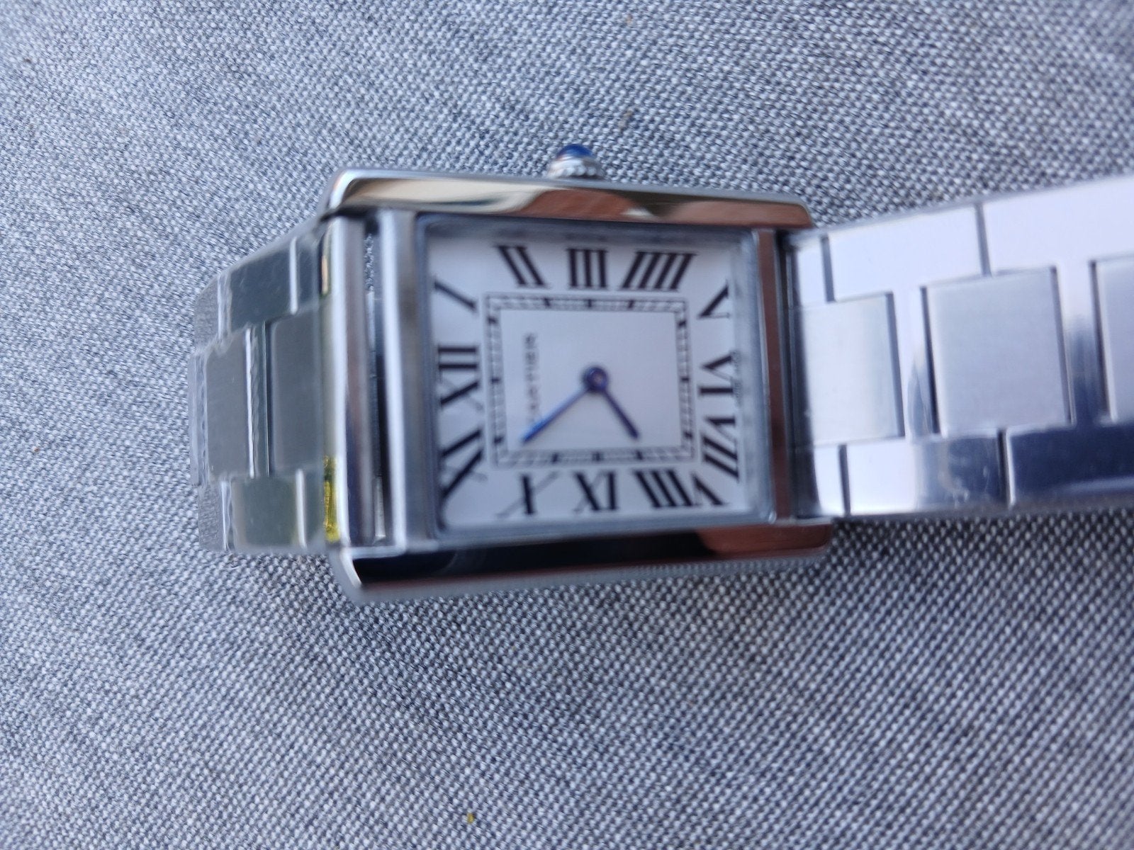 Cartier Tank Solo Horloge -nieuw., Staal, Staal, Polshorloge, Nieuw