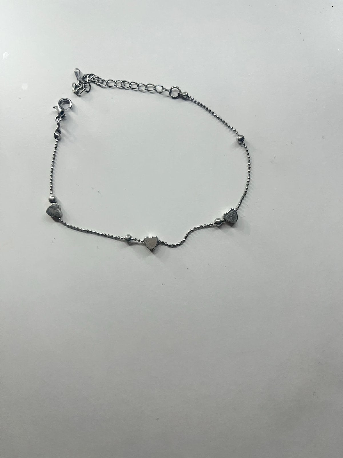 Hartjes armband van Lucardi, Ophalen of Verzenden, Zo goed als nieuw, Zilver, Met bedels of kralen