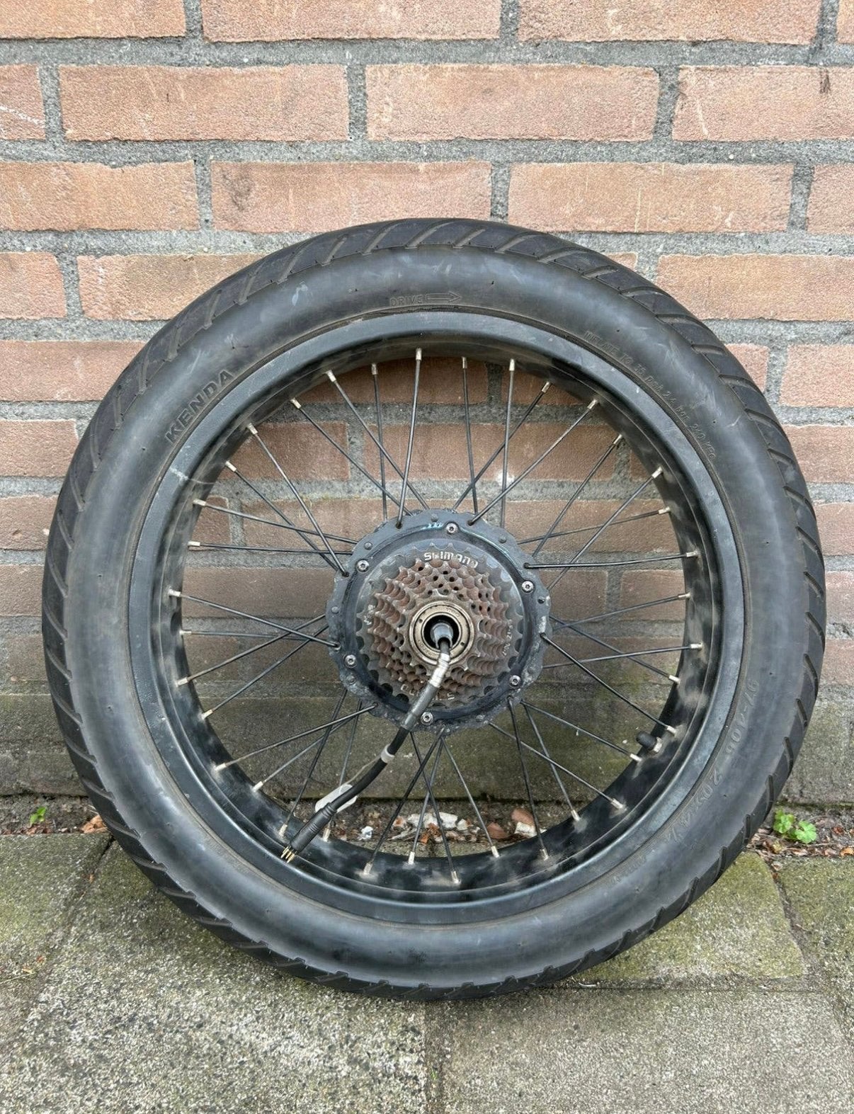 Phatfour motor Bafang met velg en band, Ophalen, Zo goed als nieuw, Motor, Fatbike