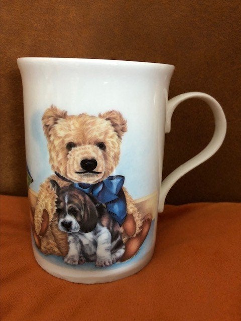Beren Beker Beer en Hondje 'Playmates' Crown Trent, Nieuw, Ophalen of Verzenden, Nieuw, Dier
