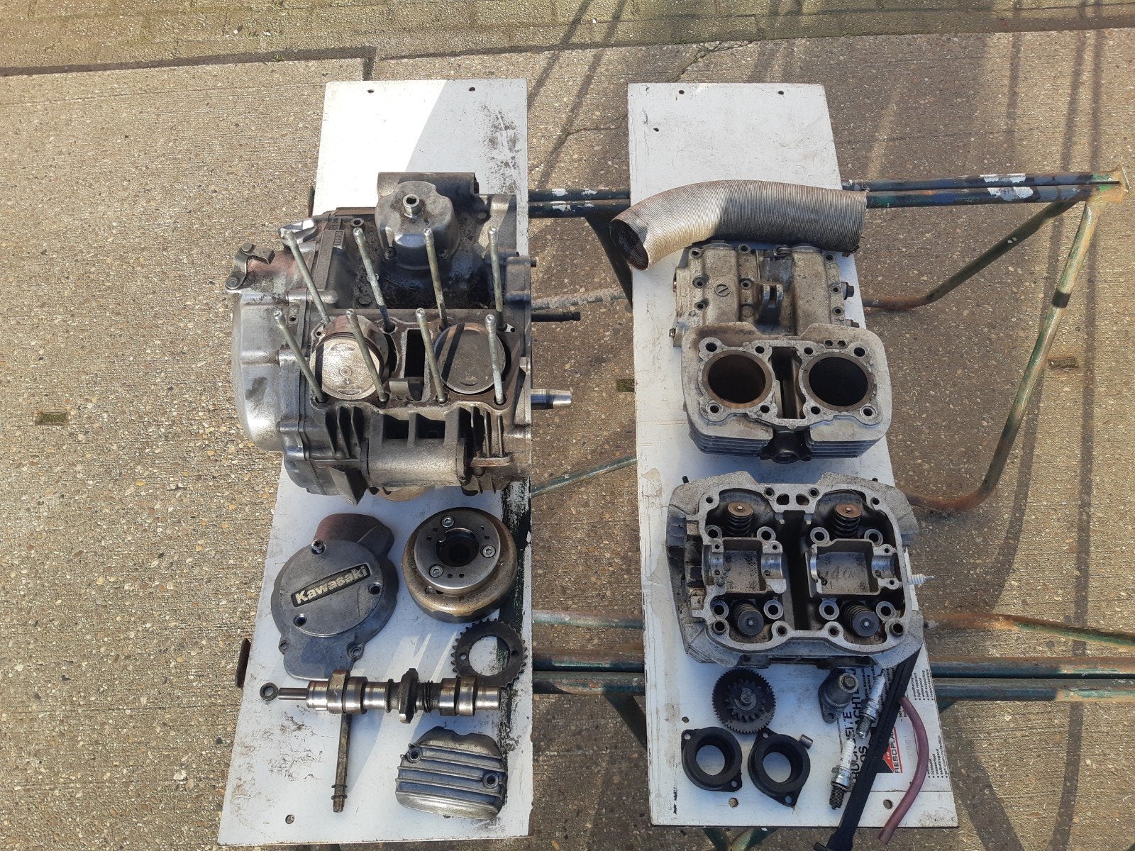 1 MOTOR FIETS MOTOR BLOK BIEDEN, Ophalen of Verzenden