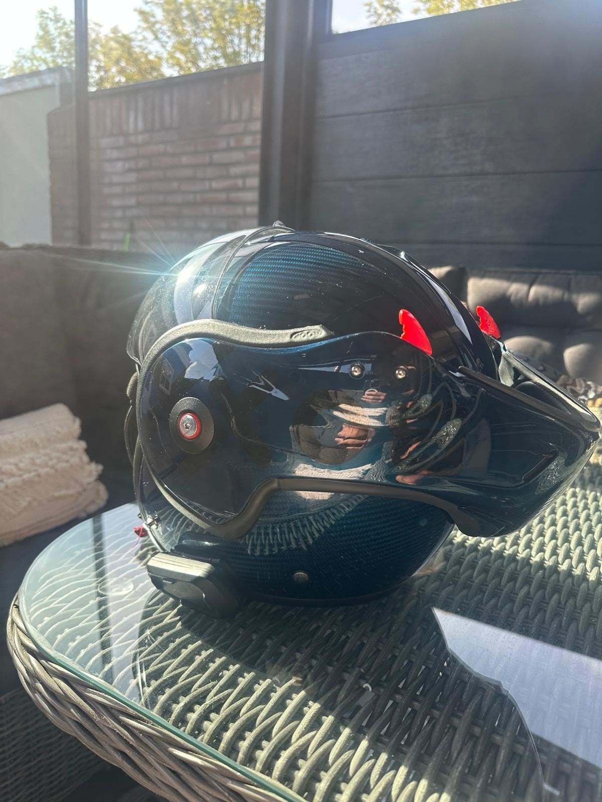 boxer helm met Cardo Spirit intercom, M, Heren, Integraalhelm, Tweedehands