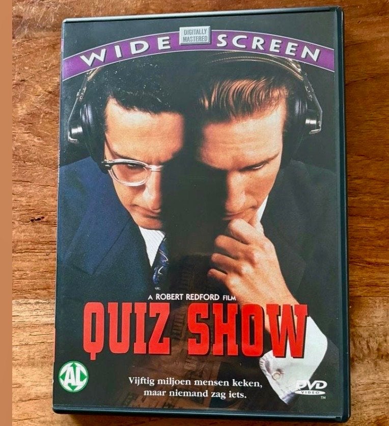 Quiz Show DVD - Robert Redford film (1994), Waargebeurd drama, Nederlands, Breedbeeld, Ophalen of Verzenden