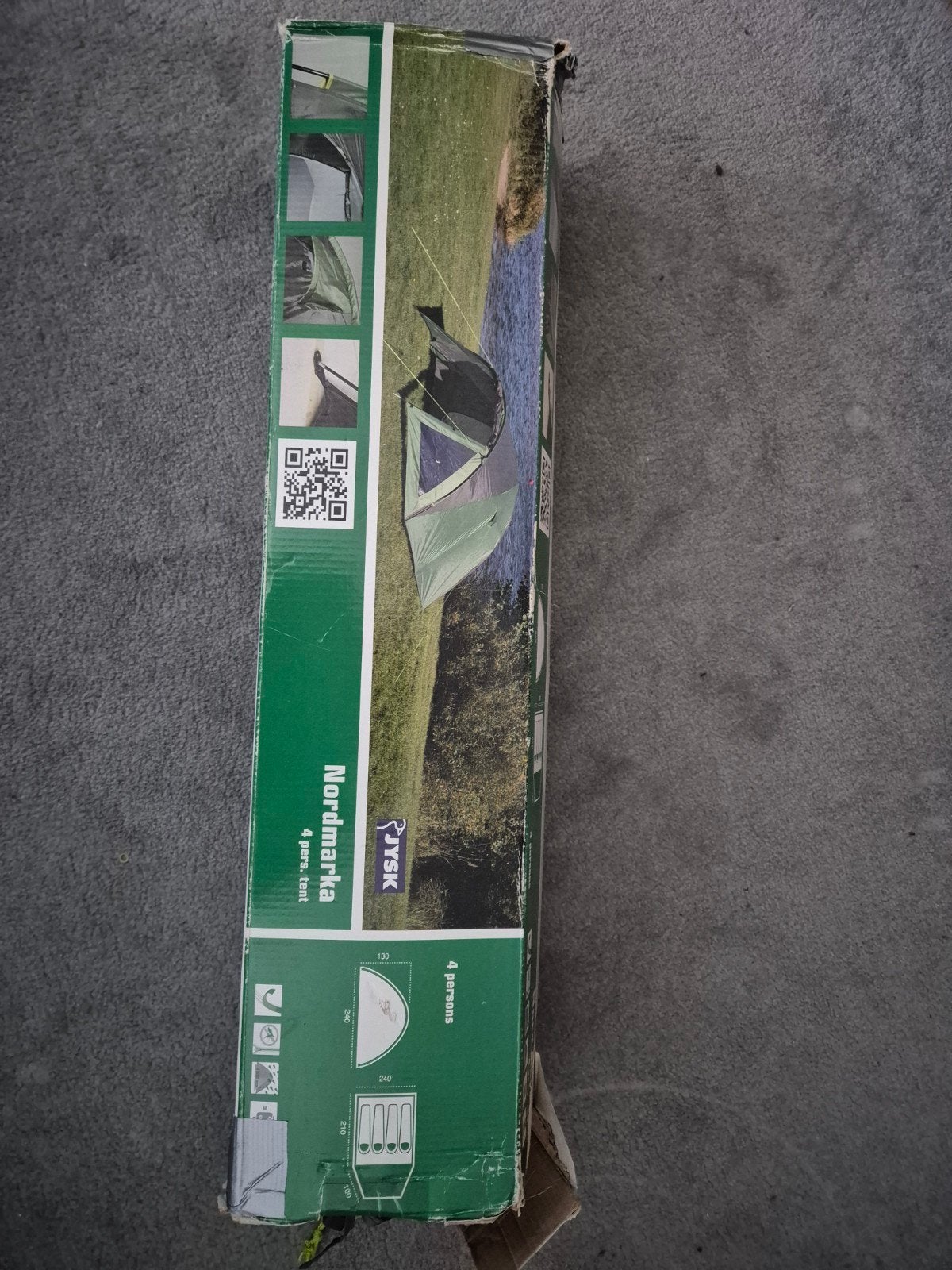 JYSK Nordmarka 4-persoons tent - Nieuw!, Caravans en Kamperen, Ophalen, Nieuw, Tot en met 4