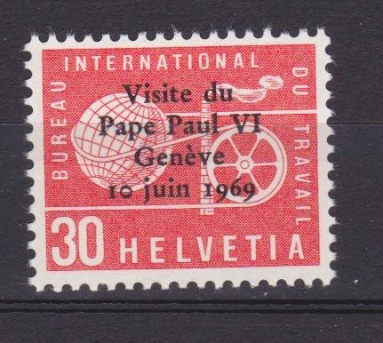 TSS Kavel 230012 Zwitserland Pf  minr ILO 103 Pausbezoek, Ophalen, Postfris