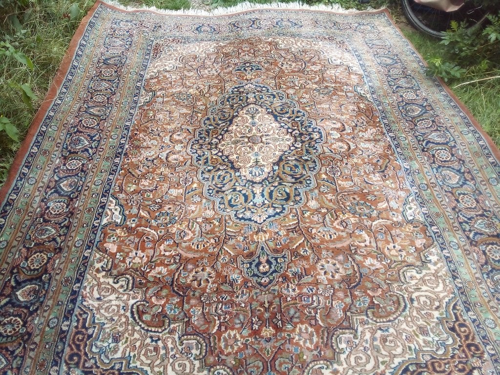 Tapijt, Huis en Inrichting, Stoffering | Tapijten en Kleden, Ophalen, Gebruikt, Rechthoekig, 200 cm of meer