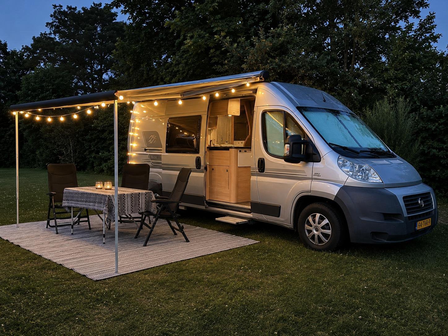 Knaus BoxStar 600 |Zonnepanelen | fietsdrager| Standkachel |, Caravans en Kamperen, Campers, Tot en met 2, Buscamper of Camperbus