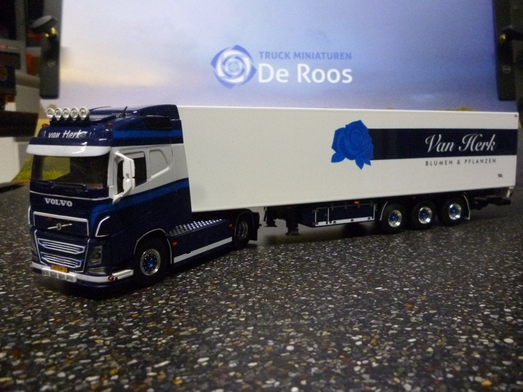 WSI Volvo FH4 Van Herk met certificaat, Hobby en Vrije tijd, Modelauto's | 1:50, Ophalen of Verzenden, Nieuw, Bus of Vrachtwagen