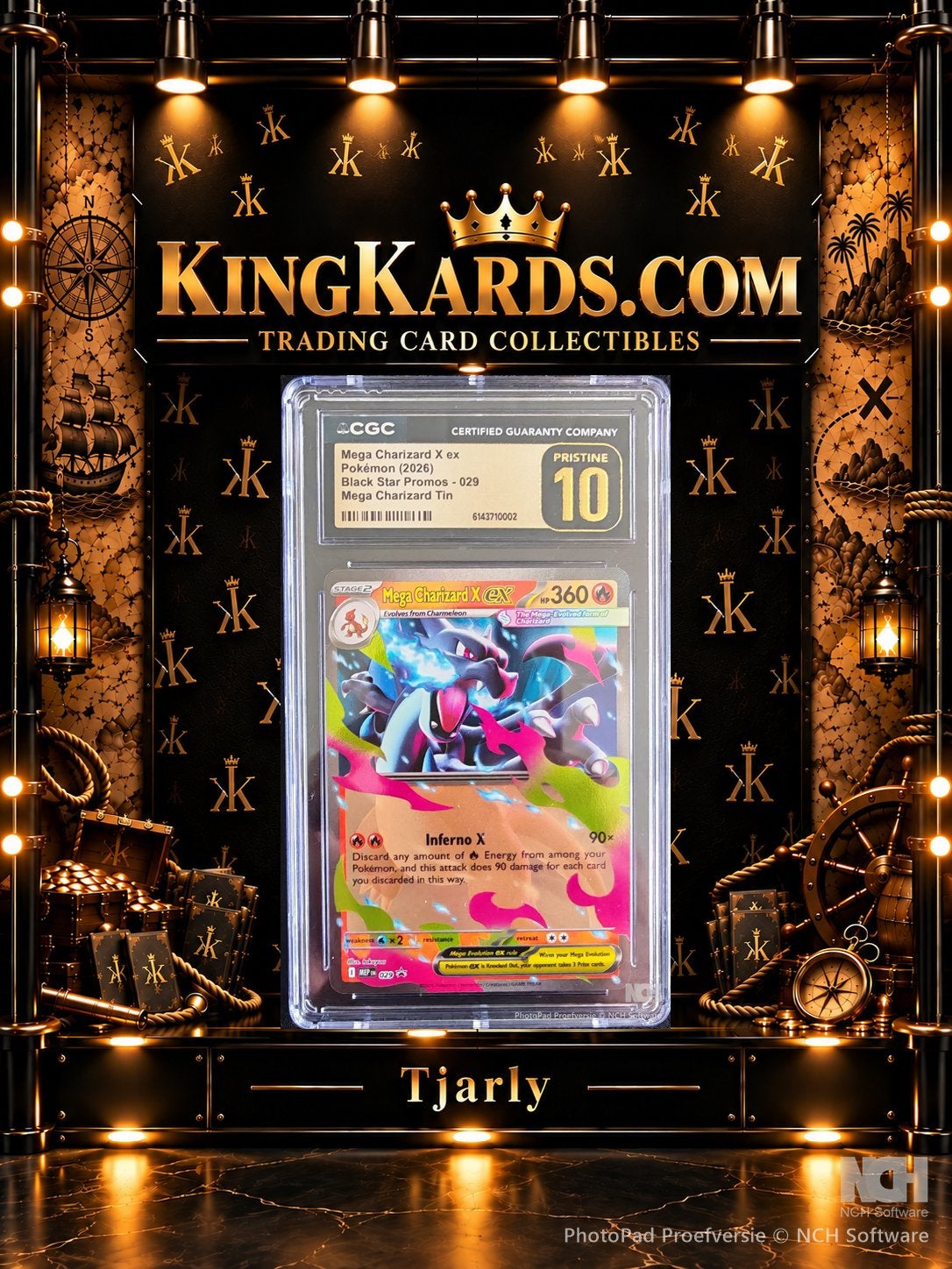 2026 Pokemon Mega Charizard X&Y ex Black Star Promos Set, Ophalen, Zo goed als nieuw