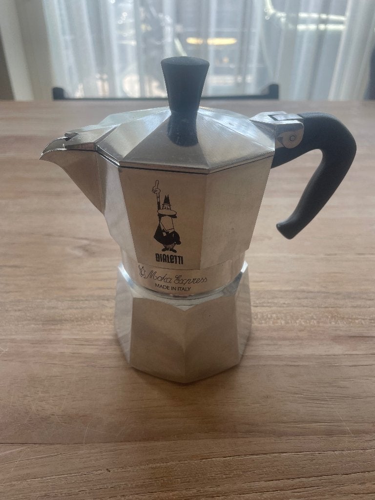 Bialetti 3 kops, Witgoed en Apparatuur, Koffiezetapparaten, Ophalen, Afneembaar waterreservoir, Espresso apparaat, Gemalen koffie