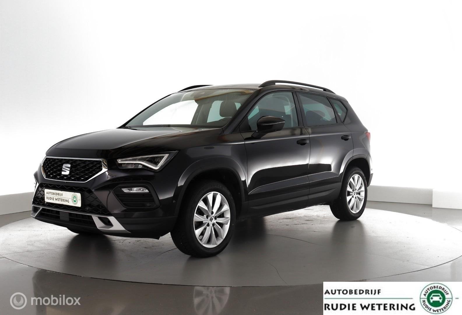 Seat Ateca 1.5 TSI 150PK Automaat Style led|applecarplay|sto, Auto's, 4 cilinders, Ateca, Zwart, Bedrijf
