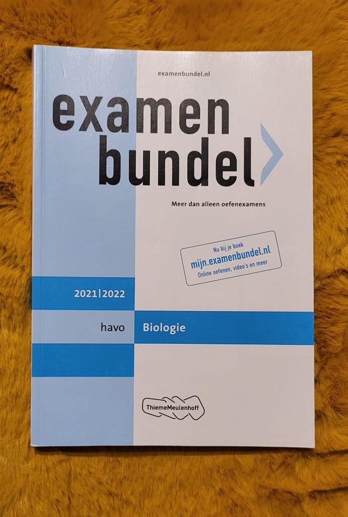 Examenbundel Biologie, Boeken, Biologie, Ophalen of Verzenden, Zo goed als nieuw, HAVO