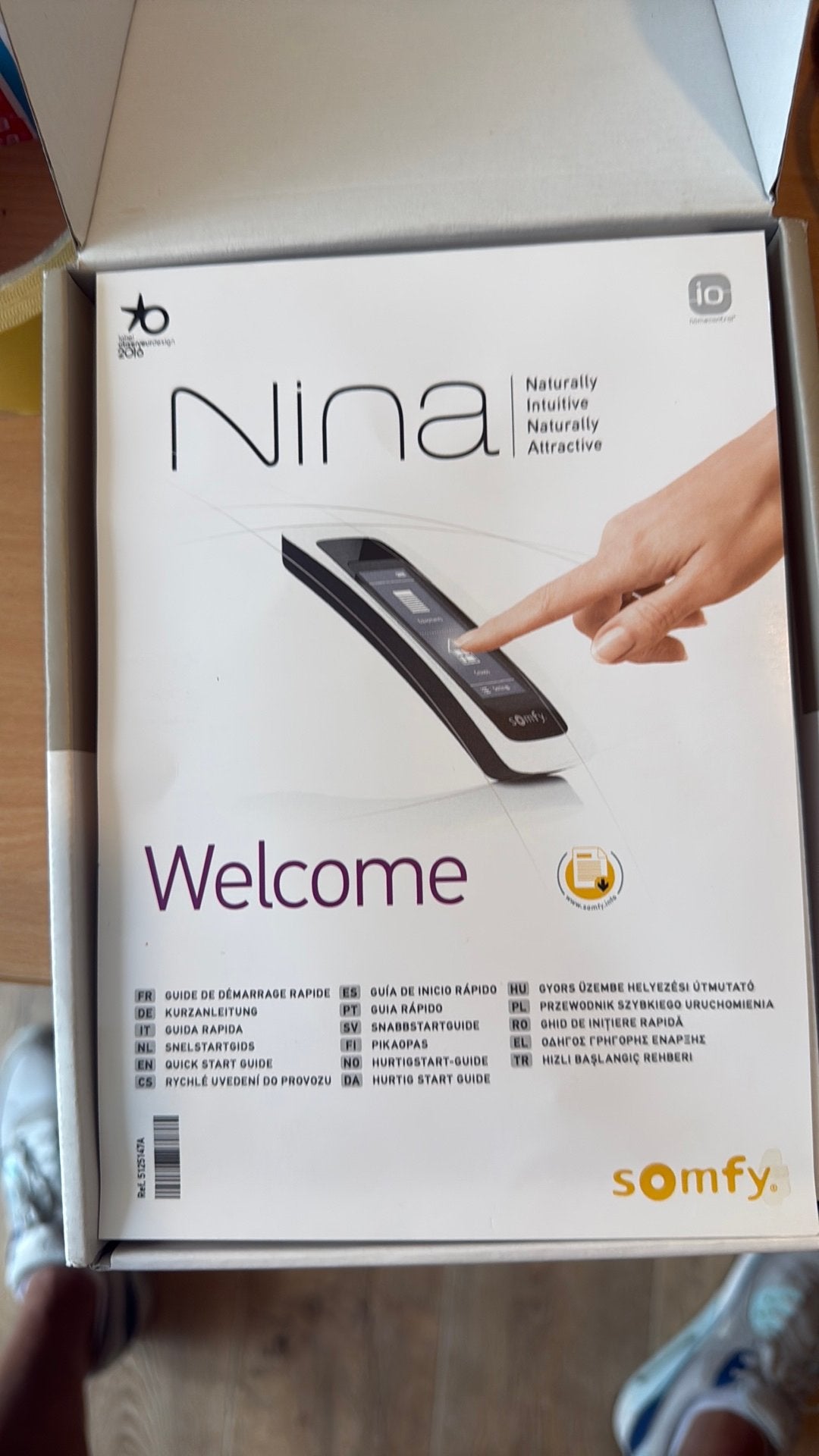 Somfy Nina io afstandsbediening voor huisautomatisering, Ophalen, Zo goed als nieuw, Overige typen