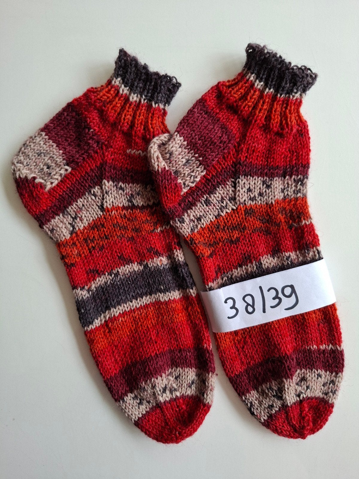 Mooie handgebreide sneakersokjes, maat 38/39, Kleding | Dames, Sokken en Kniesokken, Overige kleuren, Nieuw, Ophalen of Verzenden