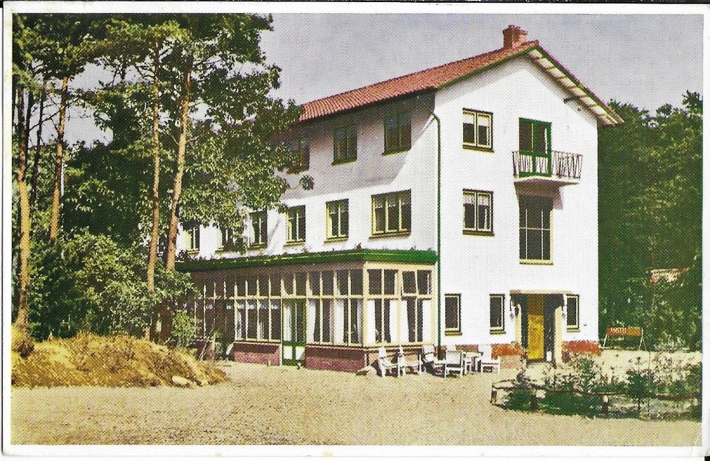 Nunspeet, Vakantieoord Dennendal, terras, fietsenrek, Verzenden, 1960 tot 1980, Gelopen, Gelderland