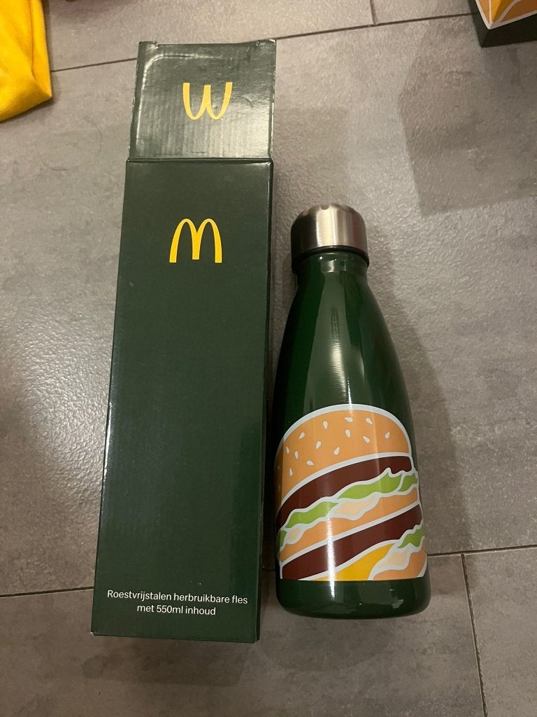 McDonald's waterfles 2x, Verzamelen, Merken en Reclamevoorwerpen, Ophalen of Verzenden, Nieuw, Gebruiksvoorwerp