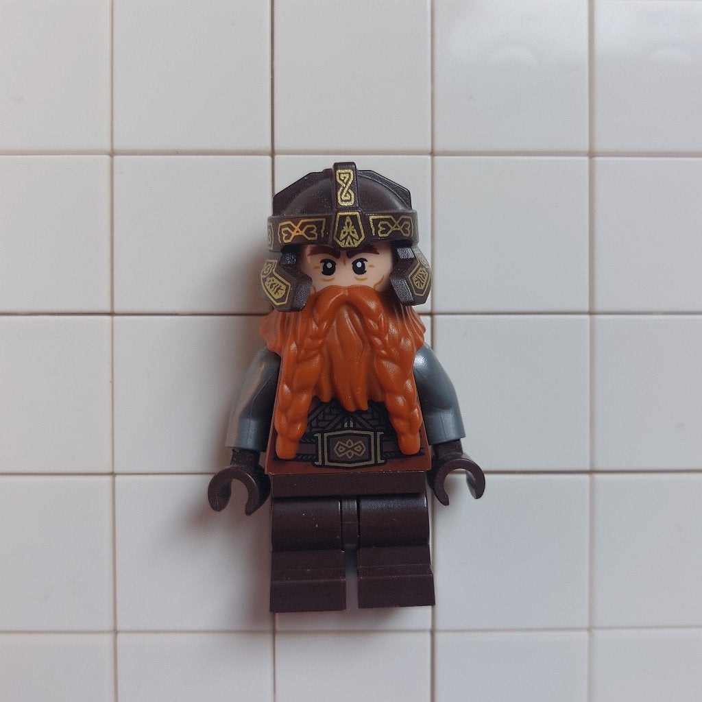 LEGO LOTR Minifig - Gimli - lor119, Ophalen of Verzenden, Zo goed als nieuw