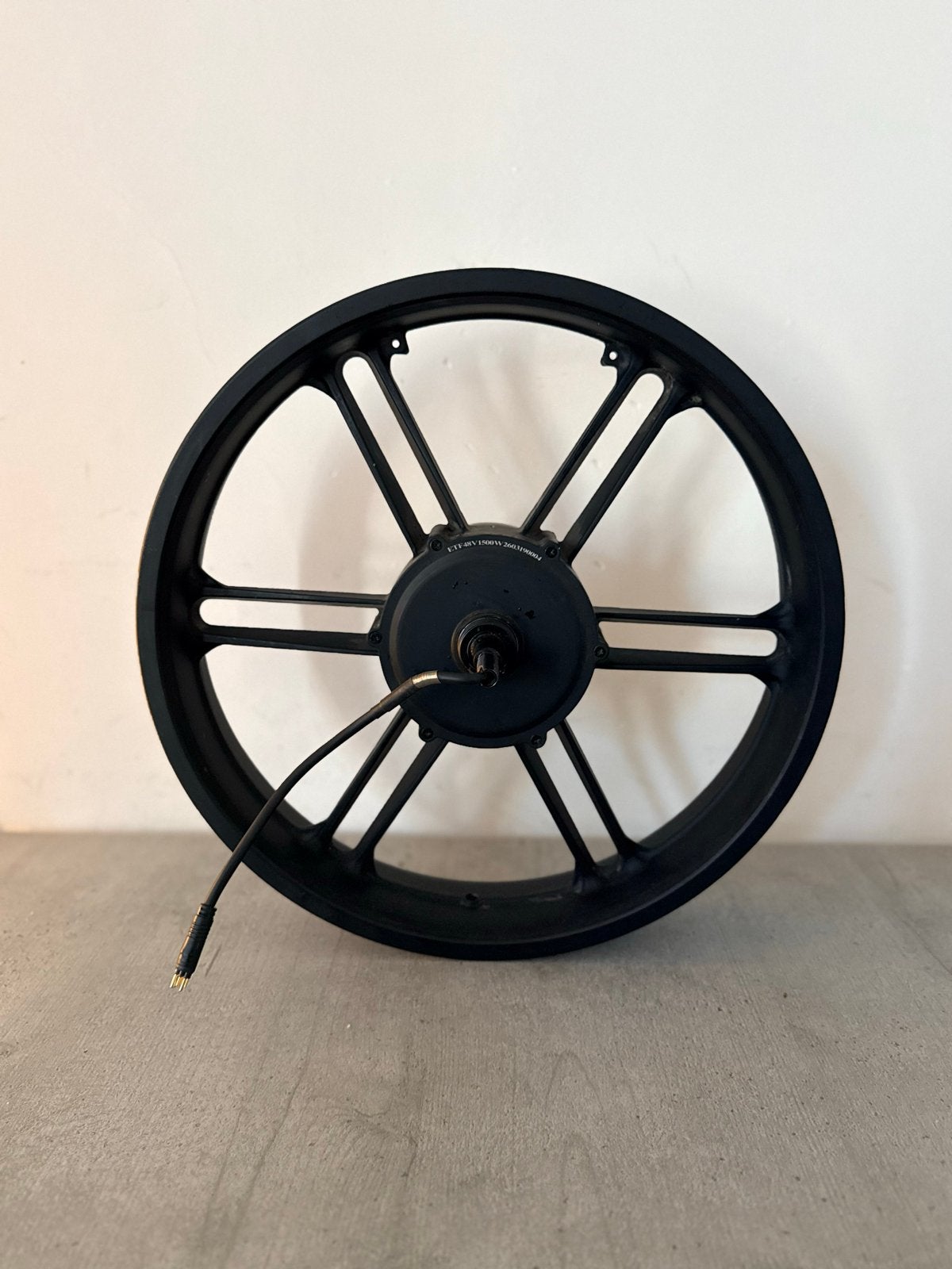 Elektrische fiets motorwiel 48V 1500W (defect), Ophalen of Verzenden, Gebruikt, Elektrische fiets, Motor