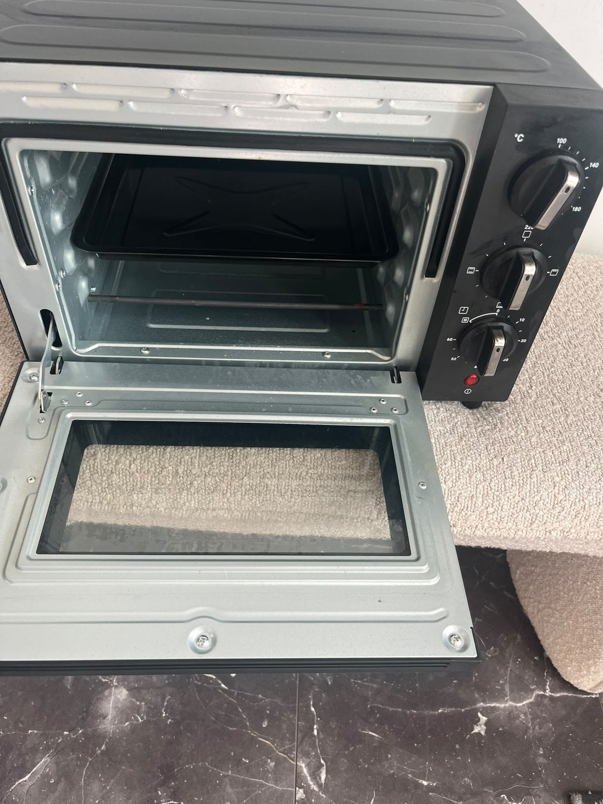 Tomado mini-oven / heteluchtoven – zwart, Ophalen, Zo goed als nieuw, Minder dan 45 cm