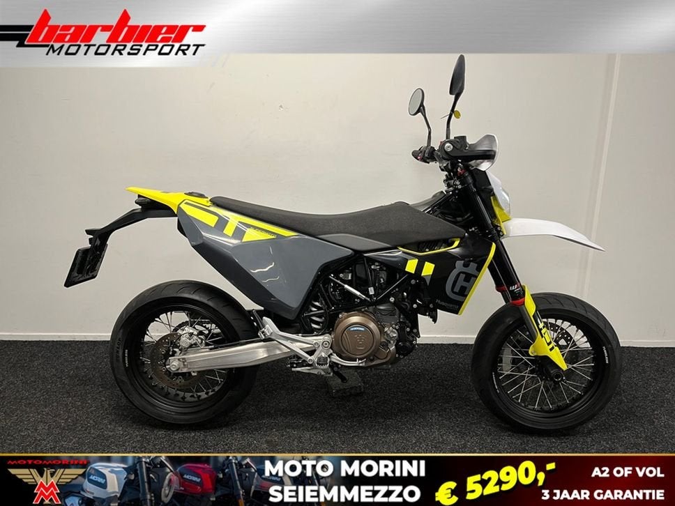 ⭐️⭐Prachtige Husqvarna 701 SUPERMOTO (2024)⭐️⭐, 693 cc, Motorrijbewijs A, Bedrijf, Onbekend
