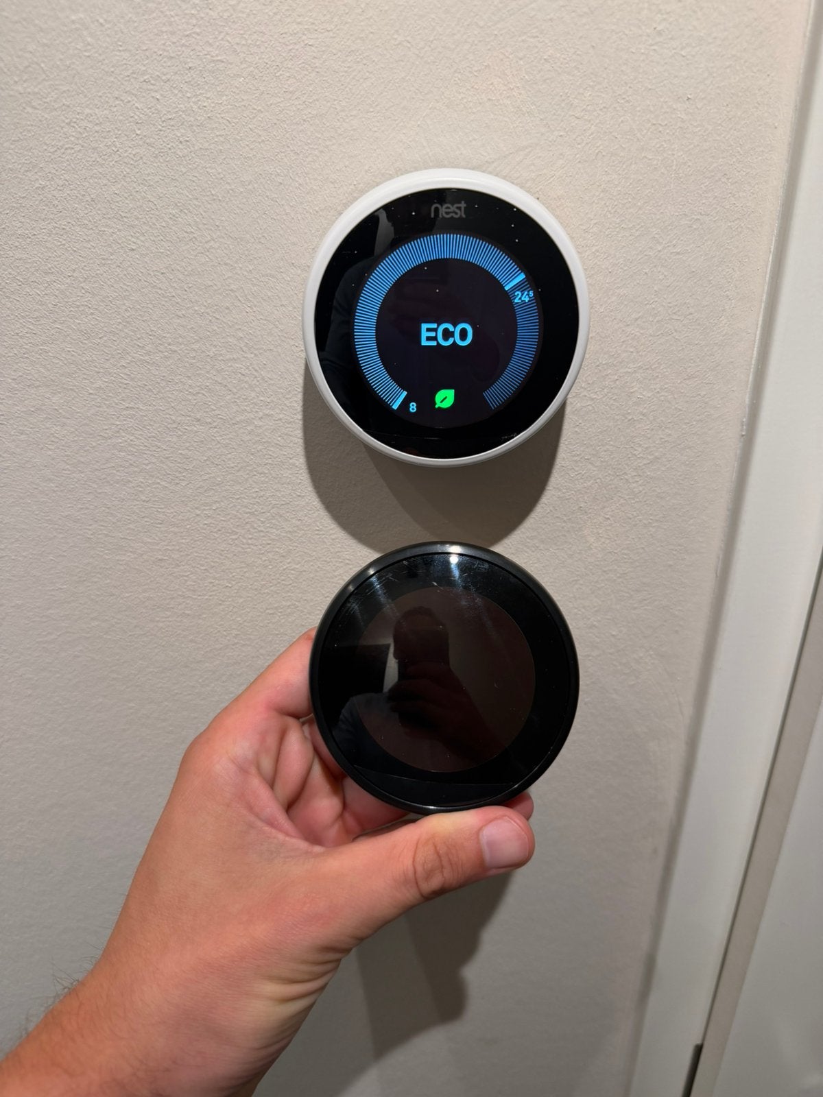 Google Nest Thermostaat 3e generatie – Zwart, Ophalen of Verzenden, Gebruikt