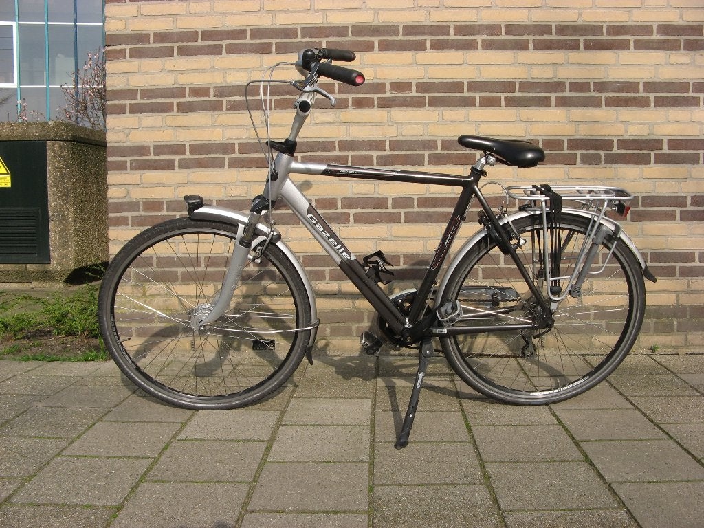 Heren toerfiets Gazelle derailleur 8 versnellingen, Ophalen, Gebruikt, Vering, Velgrem