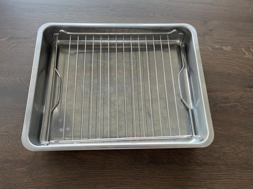 IKEA braadslede met rooster - Zo goed als nieuw, Ophalen, IKEA, Zilver, Zo goed als nieuw