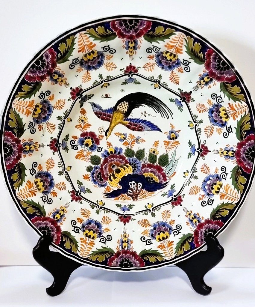 Groot Delft wandbord/schaal .(44cm), Ophalen of Verzenden