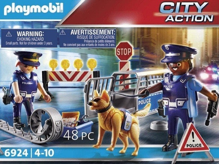 Complete set Playmobil 6924 City Action Politie met hond, Complete set, Overige typen, Ophalen of Verzenden, Zo goed als nieuw