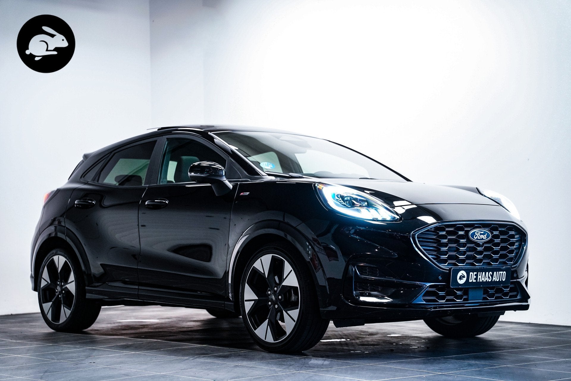 Ford Puma 1.0 155pk Hybrid ST-Line X|Pano dak|Trekhaak|Leder, Auto's, Dealer onderhouden, Zwart, Zwart, 155 pk